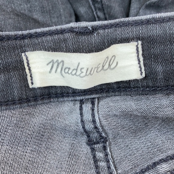 Madewell 9” High Rise Skinny Busted Knee Raw Hem - Picture 6 of 9